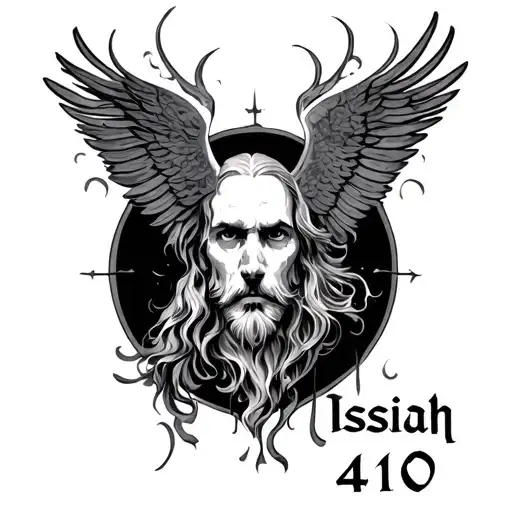 Isaiah 41 10 tattoo design idea