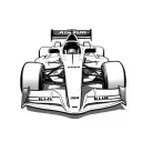 formula 1 car Charles Leclerc tattoo design idea