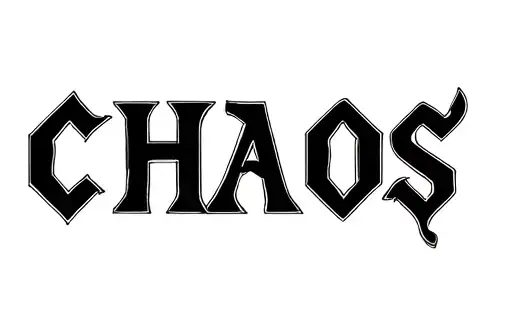 "Chaos" tattoo design idea