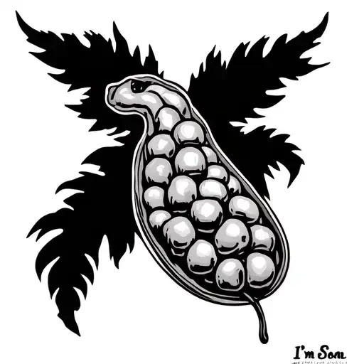 Souce soybean, I'm Bean Son, August 8 2015 tattoo design idea