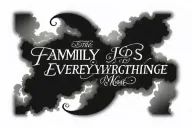 i want a tattoo on my inner bicep with the words family is everything to me with clouds around it and heaven  tattoo design idea