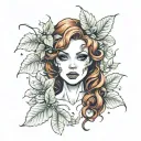 poison ivy leaves tattoo design idea