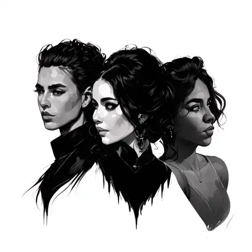 Raff • Clea • Carla • AJ • CJ tattoo design idea