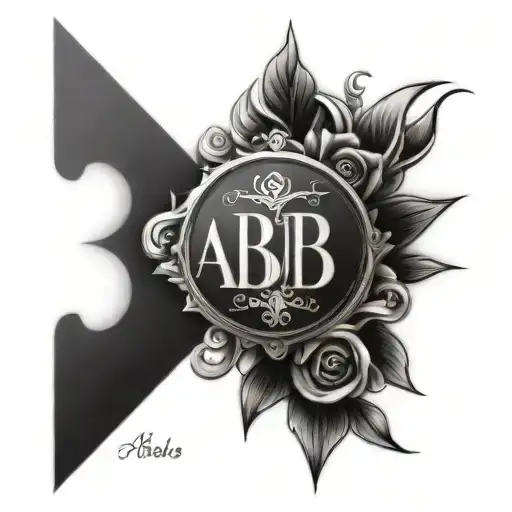 Abbas Name tattoo design idea