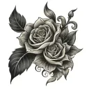 Abbas Name tattoo design idea