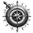 Nautical Compass tattoo design idea