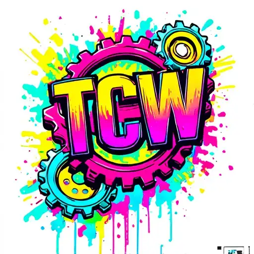"TCW" Gears tattoo design idea