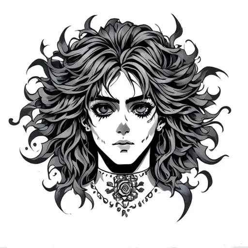 brook one piece tattoo design idea