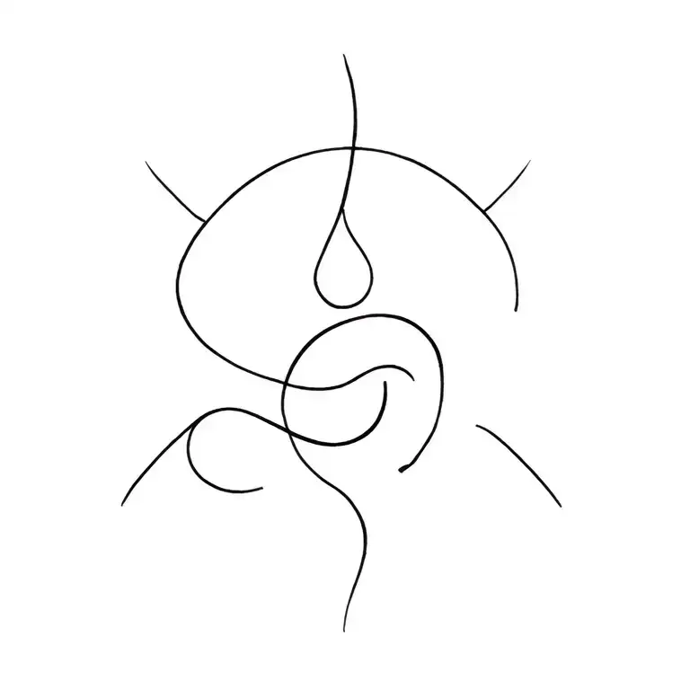 Cancer And Leo tattoo design idea