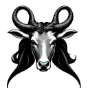 Taurus and cancer astrology tattoo design idea