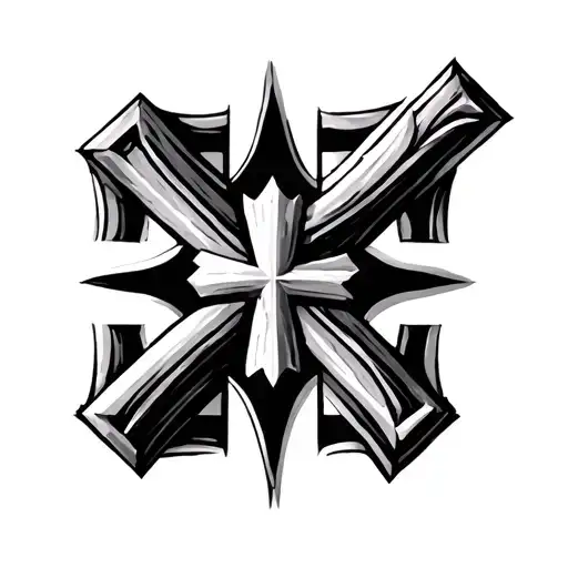 Nordic Cross tattoo design idea