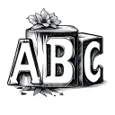 Abc Blocks tattoo design idea