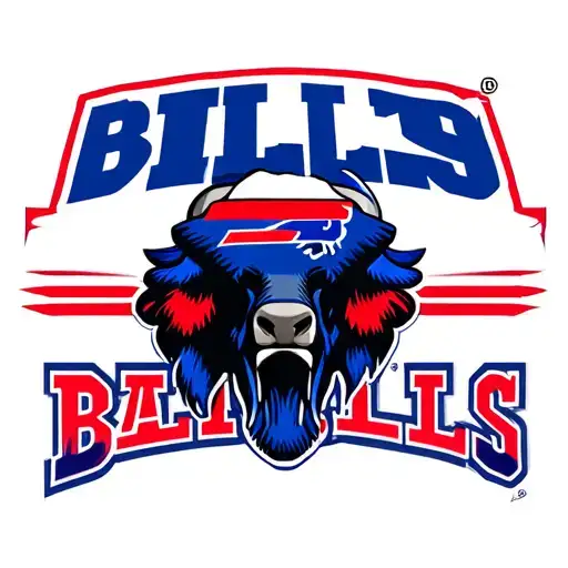 realism buffalo bills logo tattoo design idea