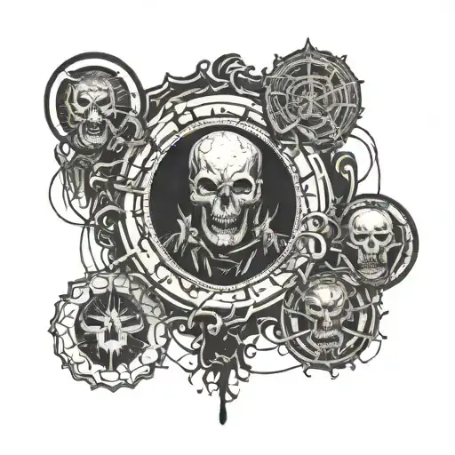 Circle tattoo tattoo design idea