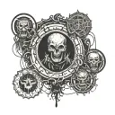 Circle tattoo tattoo design idea