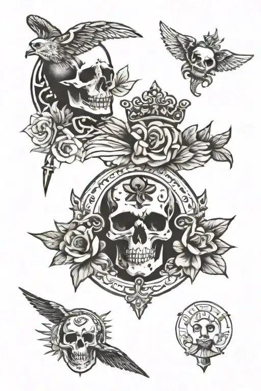 Russian prison tattoos style tattoo design idea