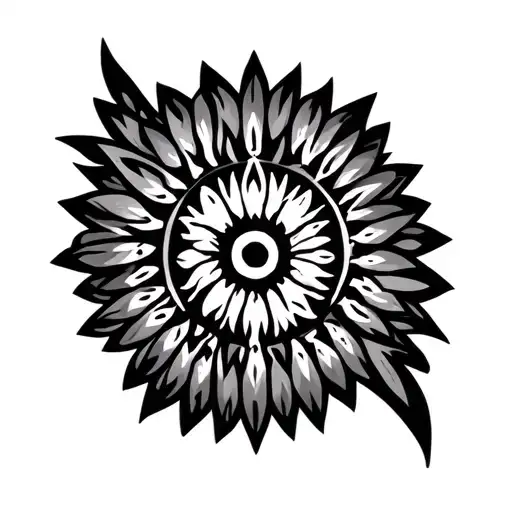 Cherokee tribal patterns tattoo design idea