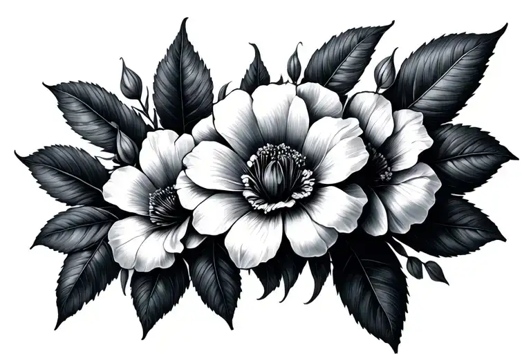 anatomy medical illustration floral tattoo design idea