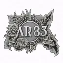 area code 813 inside tampa florida state tattoo design idea