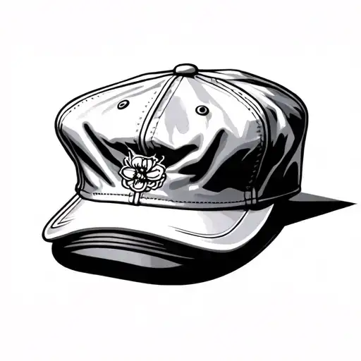 Flat Cap tattoo design idea
