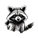 Rocket Raccoon tattoo design idea