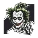 beetlejuice  tattoo design idea