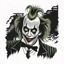 beetlejuice  tattoo design idea