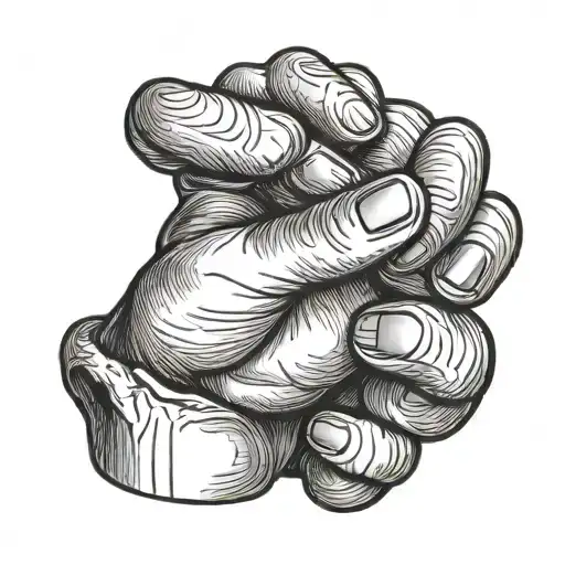 Finger Up Emoji tattoo design idea