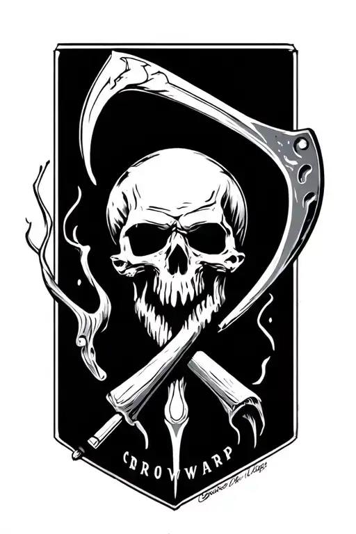 Crowbar tattoo design idea