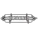 a kebab with roller quad minimalist tattoo tattoo design idea