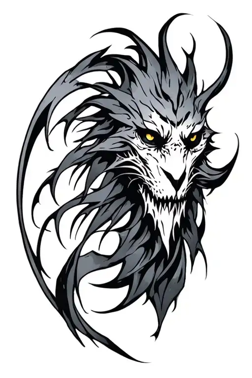 igris from solo leveling tattoo design idea