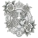 libra taurus aquarius scorpio cancer together in chest piece tattoo tattoo design idea