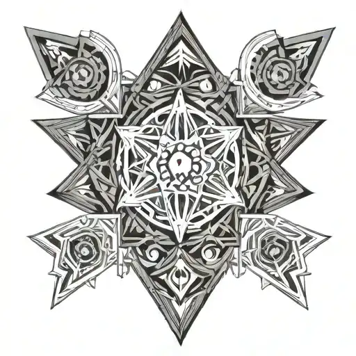 hippie chest tattoo tattoo design idea