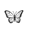 Butterfly effect tattoo design idea