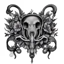 Pubic tattoo design idea