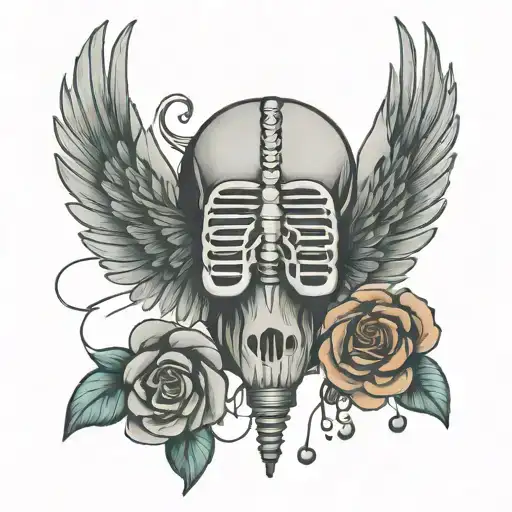 respiratory therapy  tattoo design idea
