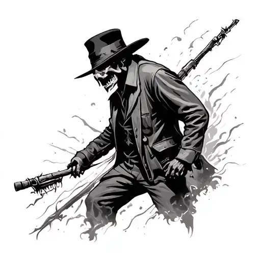 Dead Man Walking tattoo design idea