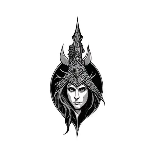 Coverup Norse Mythology tattoo design idea