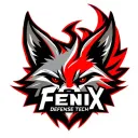 "Fenix Defense Tech" "Fenix Defense Tech" Military War Style Fox Head with Phoenix Body with strength logo tattoo design idea