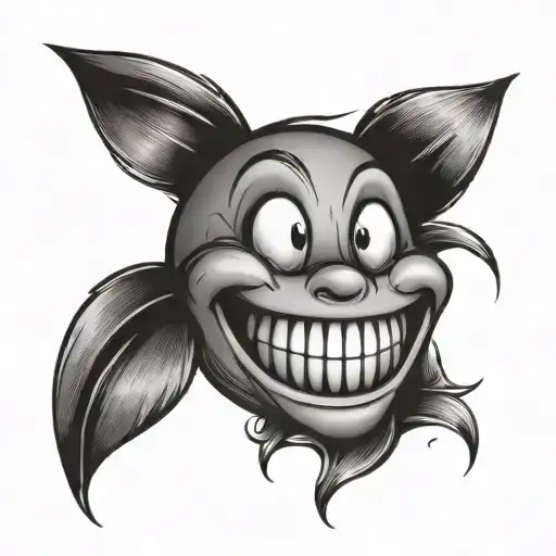 Smiley Face tattoo design idea