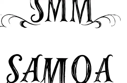 "SAMOA
" tattoo design idea