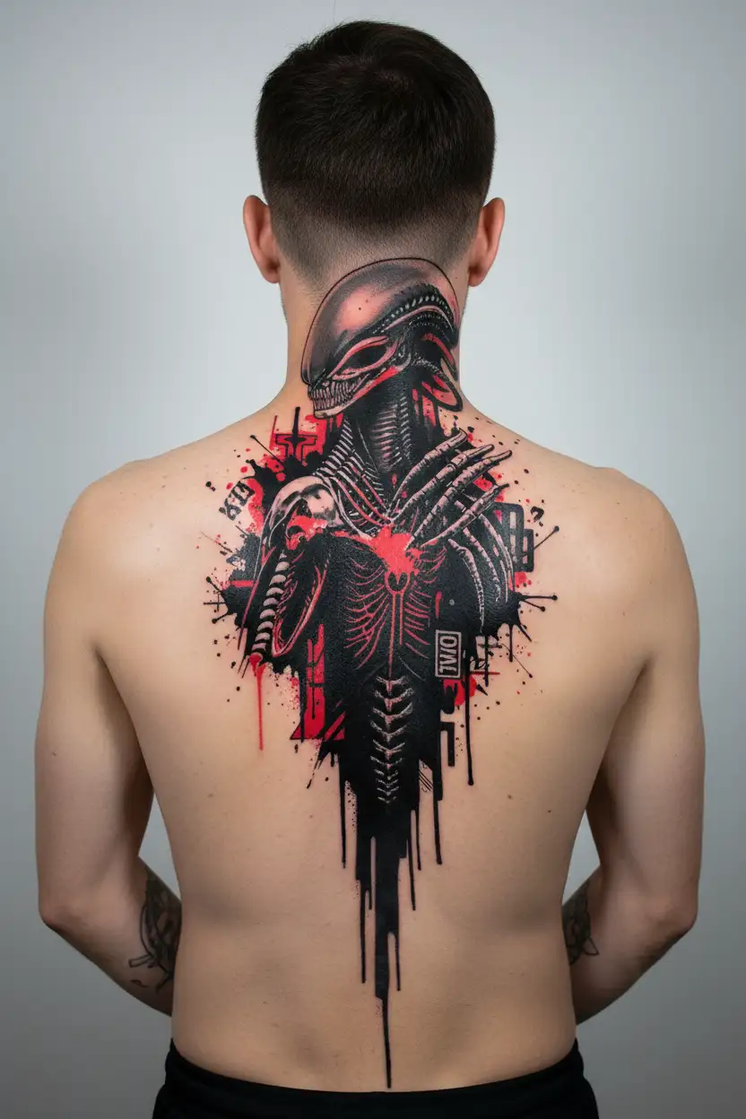 alien xenomorph Alien tattoo design idea
