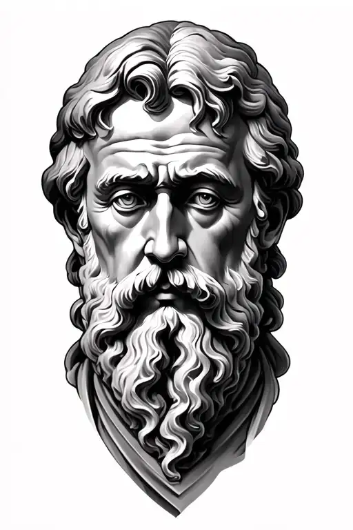 saint peter tattoo design idea