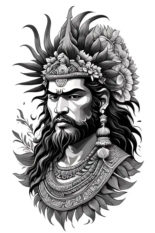 Maui the god tattoo design idea