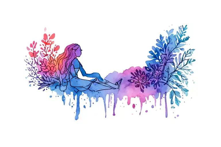 emma with cartoon scribbles inside showing the complexity tattoo design idea