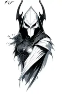 Phantom assassin dota 2 tattoo design idea