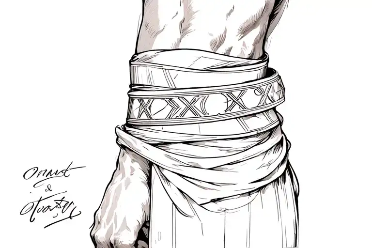 Roman numeral bicep band tattoo tattoo design idea