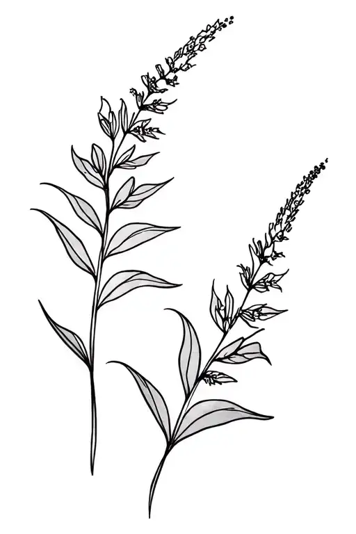 fireweed tattoo design idea