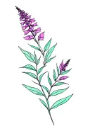 fireweed tattoo design idea