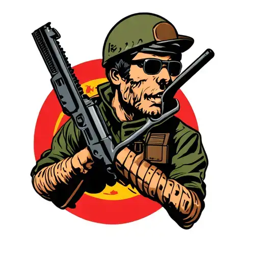 Defender 90 cartoon stile tattoo design idea